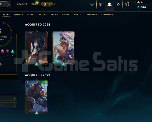 EUW Unranked | 3 Kostüm - 28 Hero | LoL Hesap