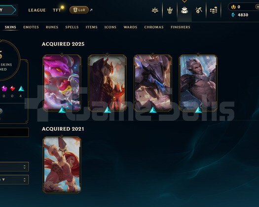 EUW Unranked | 5 Kostüm - 30 Hero | LoL Hesap