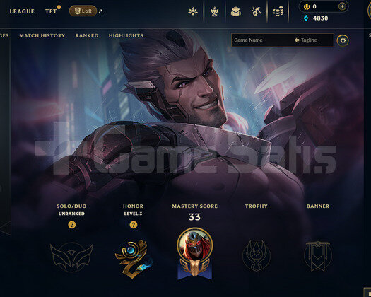 EUW Unranked | 5 Kostüm - 30 Hero | LoL Hesap