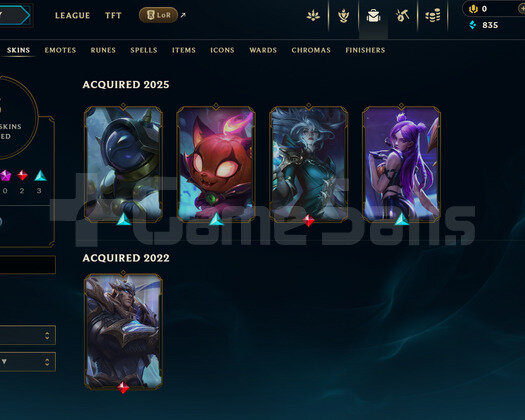 EUW Unranked | 6 Kostüm - 36 Hero | LoL Hesap