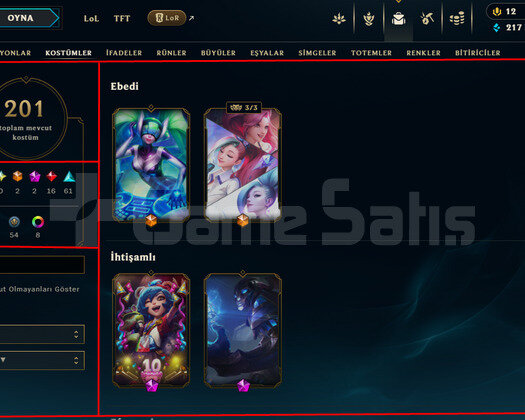 TR / 686 LEVEL / 201 SKIN / FULL HERO / +MAIL