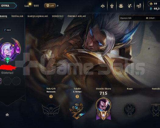 483 LEVEL / 321 SKIN / FULL HERO / +MAIL / +TEL