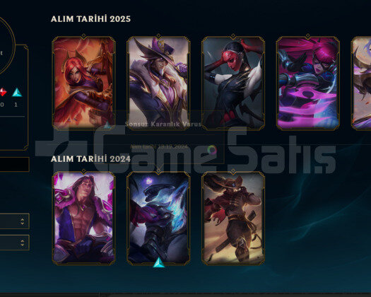 EUW HANDMADE 8 SKİN PLATİN 4 ACC!! 15K MAVİ ÖZ