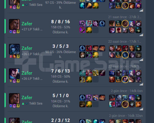 EUW HANDMADE 8 SKİN PLATİN 4 ACC!! 15K MAVİ ÖZ