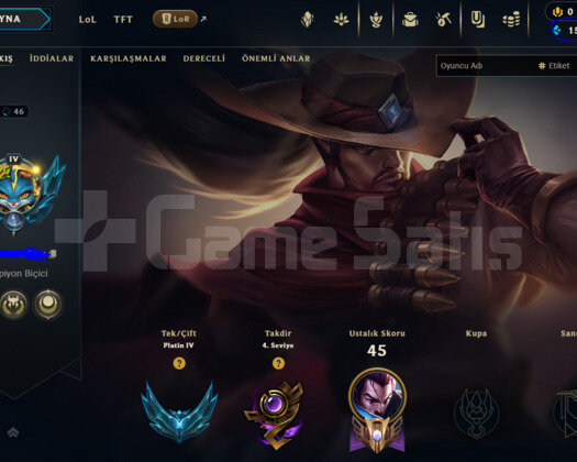 EUW HANDMADE 8 SKİN PLATİN 4 ACC!! 15K MAVİ ÖZ