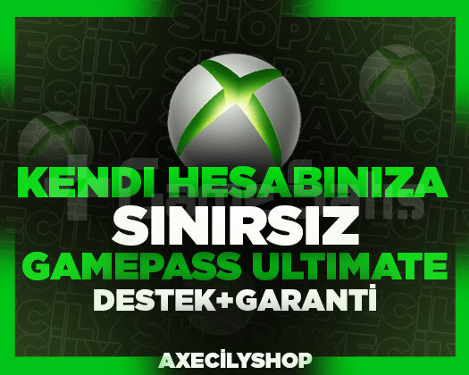 KENDİ HESABINIZA | Sınırsız Xbox Gamepass Ultimate