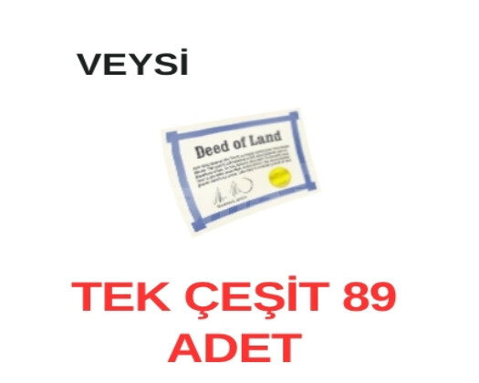 89 TAPU BELGESİ
