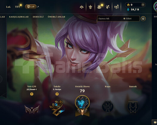 EUW DEMİR LOW MMR-25K ÖZ - MAİL DEVİRLİ+1600 SATIŞ