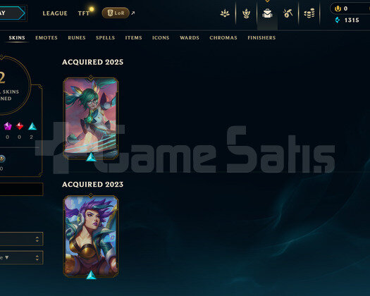 EUW Bronz 2 | 2 Kostüm - 33 Hero | LoL Hesap