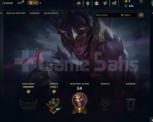 EUW Unranked | 3 Kostüm - 34 Hero | LoL Hesap