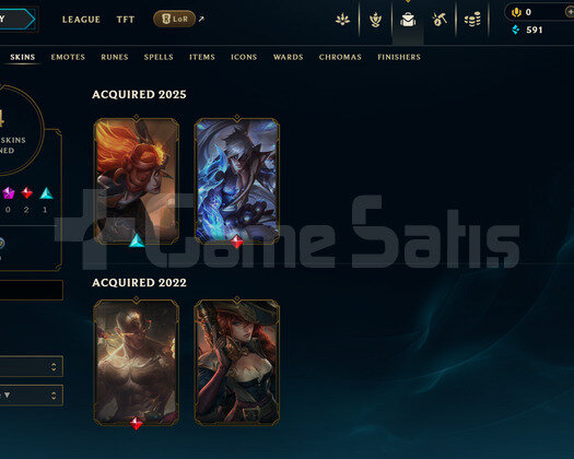 EUW Bronz 3 | 4 Kostüm - 34 Hero | LoL Hesap