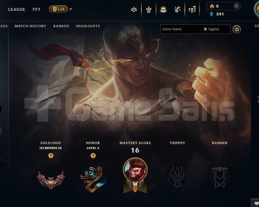 EUW Bronz 3 | 4 Kostüm - 34 Hero | LoL Hesap