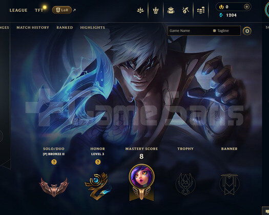 EUW Bronz 2 | 2 Kostüm - 25 Hero | LoL Hesap
