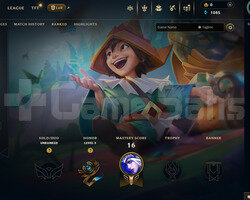EUW Unranked | 1 Kostüm - 25 Hero | LoL Hesap
