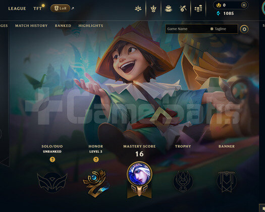 EUW Unranked | 1 Kostüm - 25 Hero | LoL Hesap