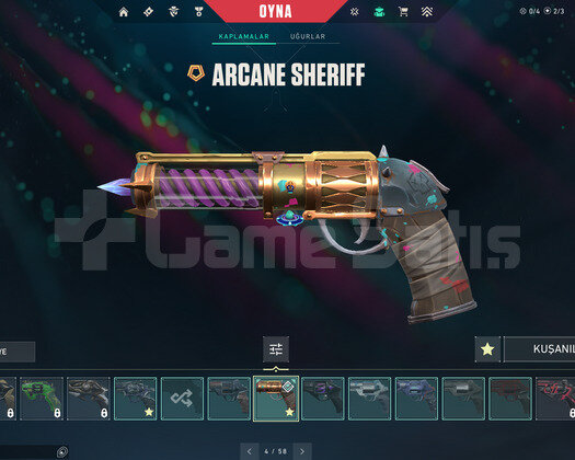 ARCANE SHERİFF/ 12 VANDAL / BOL SKİN MAİL DEĞİŞEN