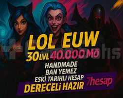 BAN YEMEZEUW 40K+ MÖ 30 Lvl RANKED Unranked Hesap