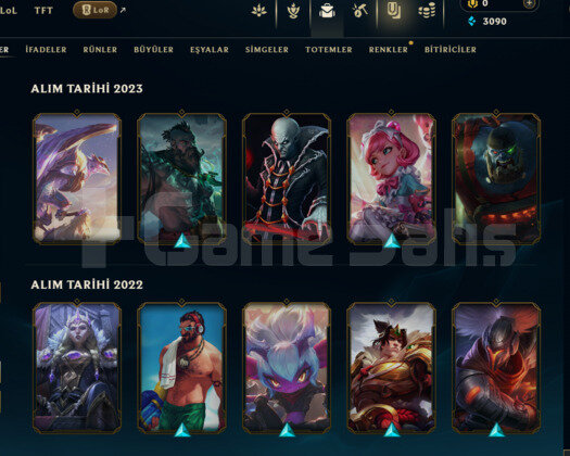 DERECELİ HAZIR / GEÇEN SEZON PLAT / 56 LVL