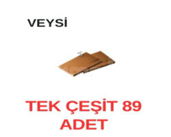 89 ADET AHŞAP LEHVA