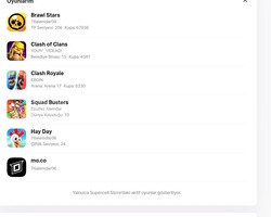 Tüm supercell oyunları mevcuz pazarlık yapılır