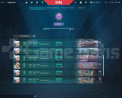 Diamond 1 High KDA Ucuz Hesap