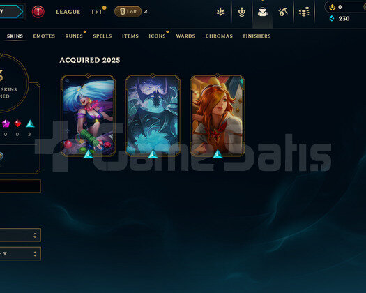 EUW Unranked | 3 Kostüm - 31 Hero | LoL Hesap