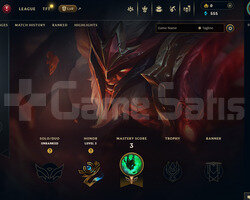 EUW Unranked | 3 Kostüm - 34 Hero | LoL Hesap