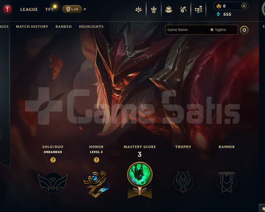EUW Unranked | 3 Kostüm - 34 Hero | LoL Hesap