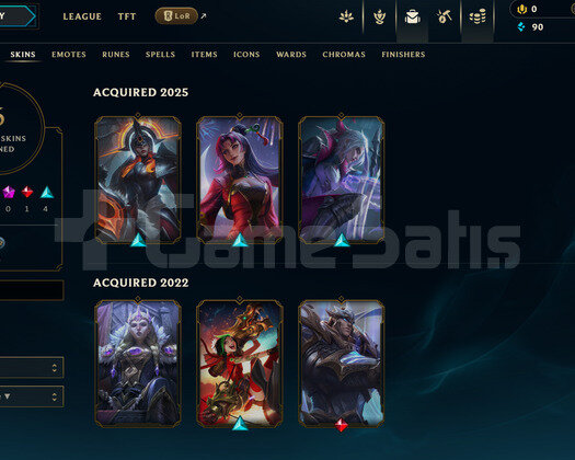 TR Unranked | 6 Kostüm - 28 Hero | LoL Hesap