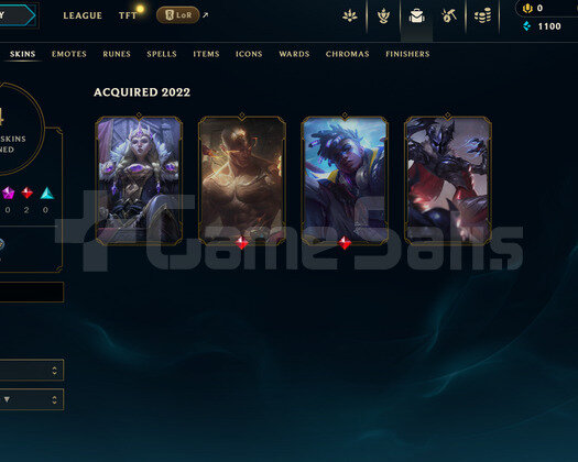 TR Unranked | 4 Kostüm - 24 Hero | LoL Hesap