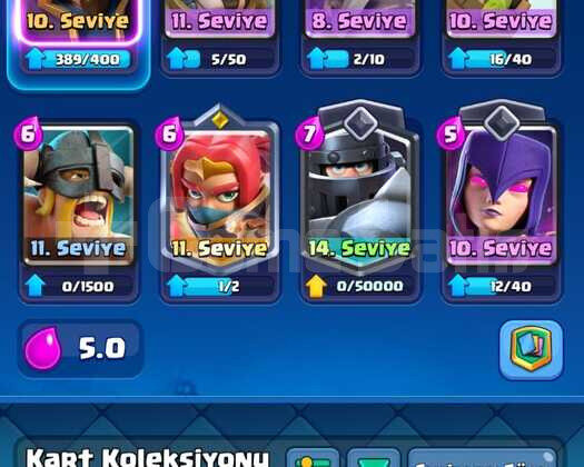 KASMALIK 6818 KUPA HESAP 14 LEVEL MEGA ŞOVALYELİ