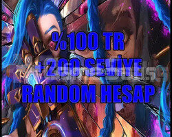 TR +200 SEVİYE +100 ŞAMPİYON RANDOM HESAP