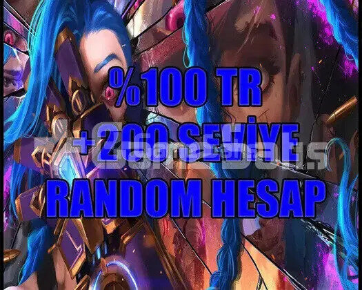TR +200 SEVİYE +100 ŞAMPİYON RANDOM HESAP