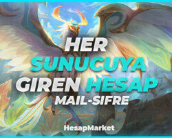 2 ID HER SERVERE GİREN HESAP MAİL ŞİFRE