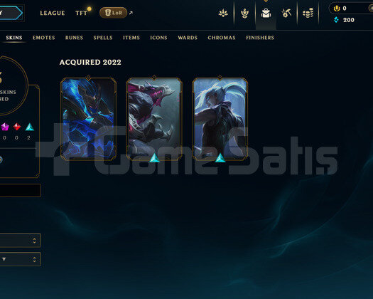 TR Unranked | 3 Kostüm - 25 Hero | LoL Hesap