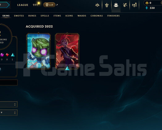 TR Unranked | 2 Kostüm - 21 Hero | LoL Hesap