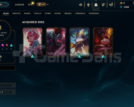 TR Unranked | 4 Kostüm - 29 Hero | LoL Hesap