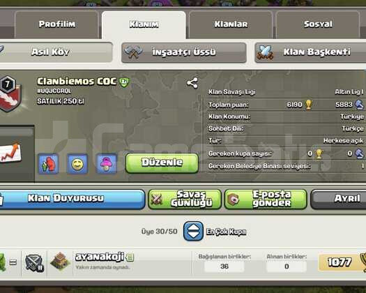 7 SEVİYE KLAN