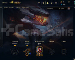 EUW Unranked | 4 Kostüm - 15K Mö | Dereceli Hazır