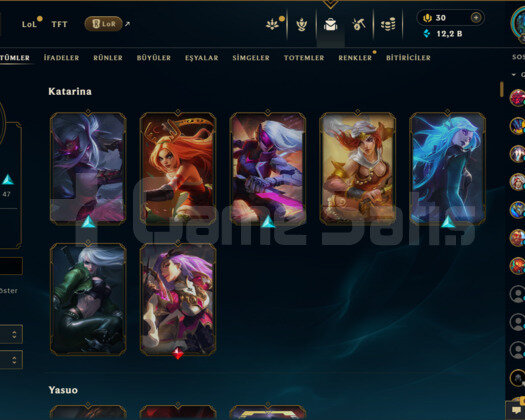 ACİL!! / Katarina OTP 324 Seviye Zümrüt 4 Hesap