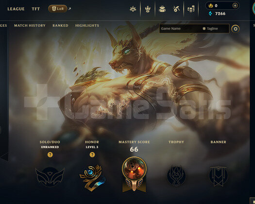 EUW Unranked | 3 Kostüm - 37 Hero | LoL Hesap