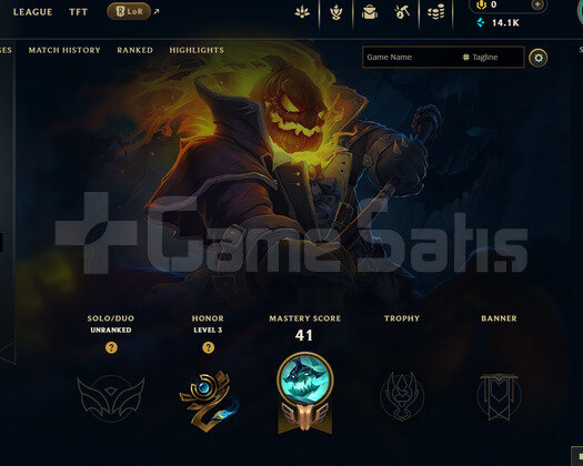 EUW Unranked | 2 Kostüm - 14K Mö | Dereceli Hazır