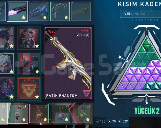 VCT 2025 KARAMBİTLİ//BOL SKİNLİ//SMURFLUK ACC!!!