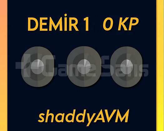 TR - MAİL DEĞİŞEN -DEMİR 1 0KP  - ULTRA DÜŞÜK MMR!