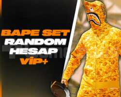 BAPE SET RANDOM HESAP PUBG MOBİLE
