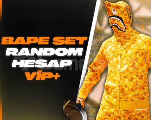 BAPE SET RANDOM HESAP PUBG MOBİLE