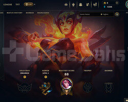 EUW Unranked | 3 Kostüm - 30 Hero | Dereceli Hazır