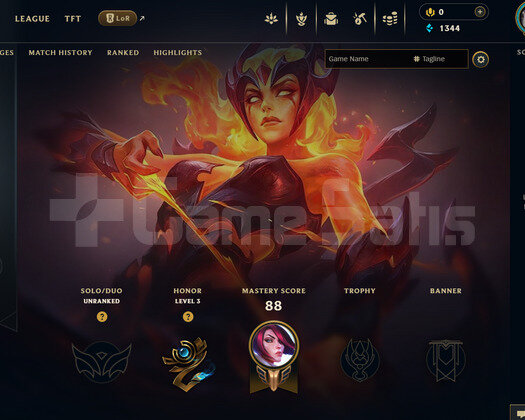 EUW Unranked | 3 Kostüm - 30 Hero | Dereceli Hazır