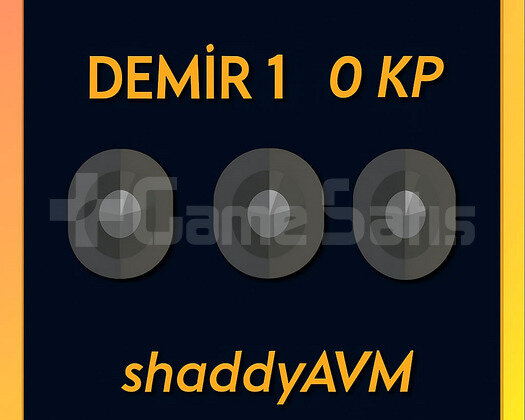 TR - MAİL DEĞİŞEN -DEMİR 1 0KP  - ULTRA DÜŞÜK MMR!