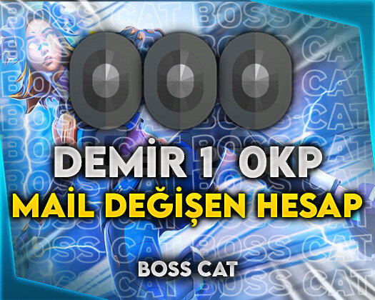 TR - DEMİR 1 0 KP - MAİL DEĞİŞEN - ULTRA DÜŞÜK MMR